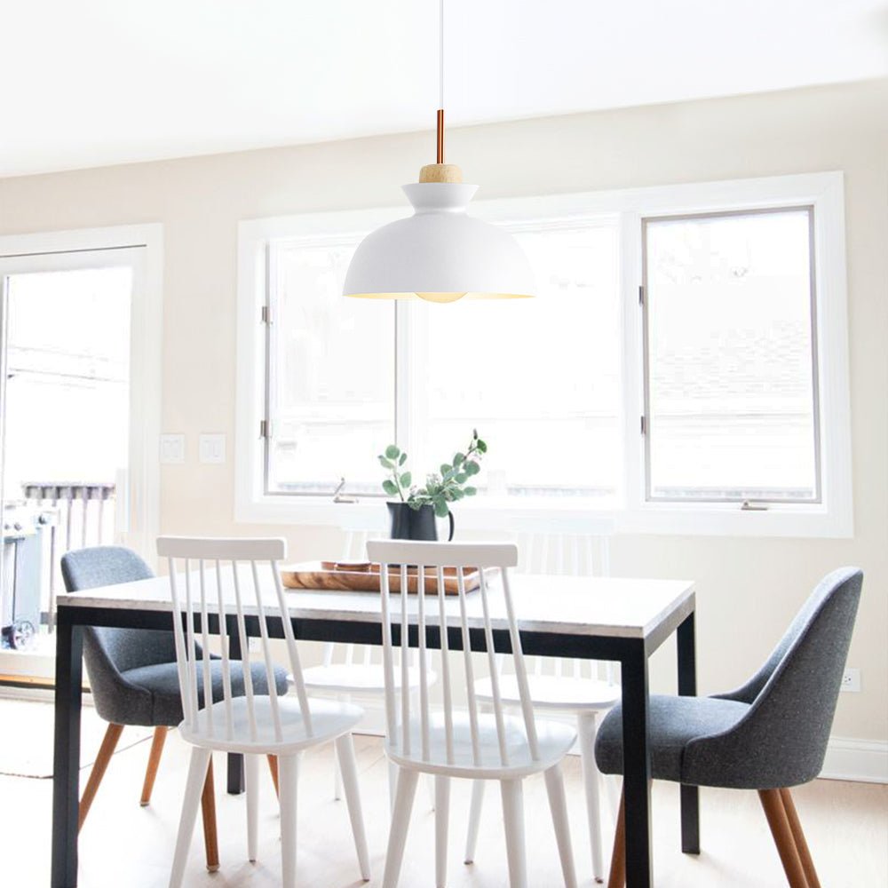 1 - Light Modern Dome Pendant Light - LightfixturesUAE