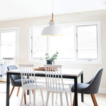 1 - Light Modern Dome Pendant Light - LightfixturesUAE