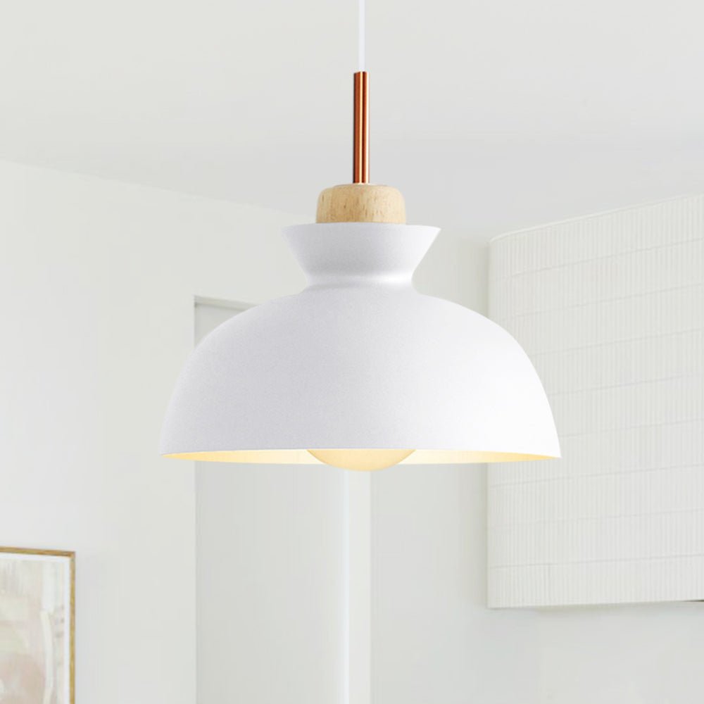 1 - Light Modern Dome Pendant Light - LightfixturesUAE