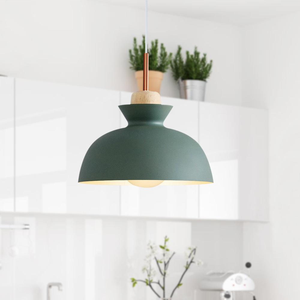 1 - Light Modern Dome Pendant Light - LightfixturesUAE