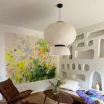 1 - Light Modern Nordic Handmade White Paper Pendant Light - LightfixturesUAE