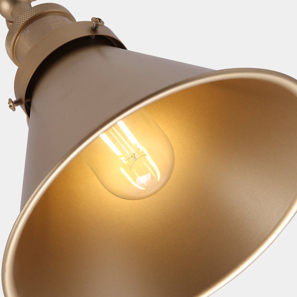 1 - Light Modern Swing Arm Wall Sconce - LightfixturesUAE