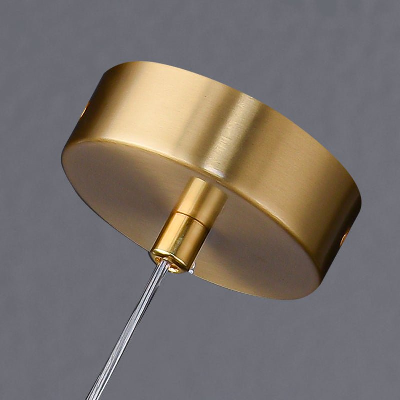 1 - Light Nordic Gold Transmission Globe Pendant Light - LightfixturesUAE