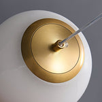 1 - Light Nordic Gold Transmission Globe Pendant Light - LightfixturesUAE