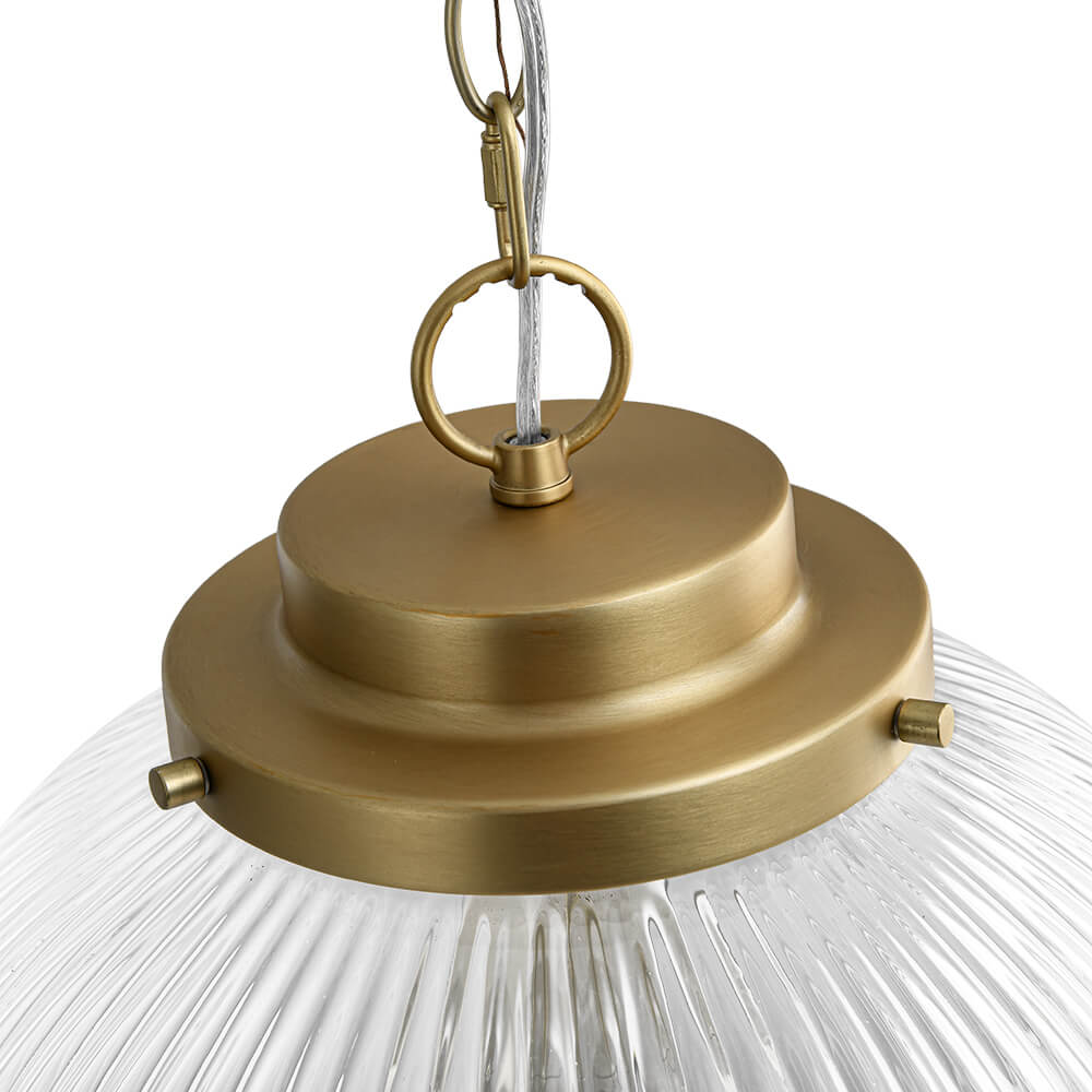 1 - Light Ripple Glass Globe Pendant - LightfixturesUAE