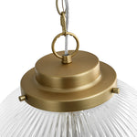 1 - Light Ripple Glass Globe Pendant - LightfixturesUAE