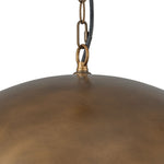 1 - Light Vintage Metal Dome Pendant - LightfixturesUAE