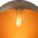 1 - Light Vintage Metal Dome Pendant - LightfixturesUAE