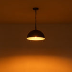 1 - Light Vintage Metal Dome Pendant - LightfixturesUAE