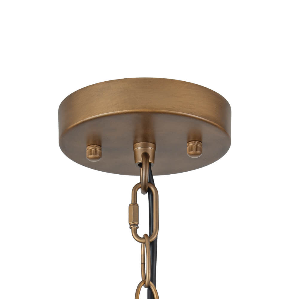 1 - Light Vintage Metal Dome Pendant - LightfixturesUAE