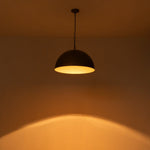 1 - Light Vintage Metal Dome Pendant - LightfixturesUAE