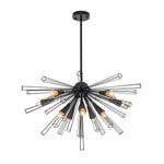 10 - Light Modern Sputnik Sunburst Chandelier - LightfixturesUAE