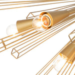 10 - Light Modern Sputnik Sunburst Chandelier - LightfixturesUAE