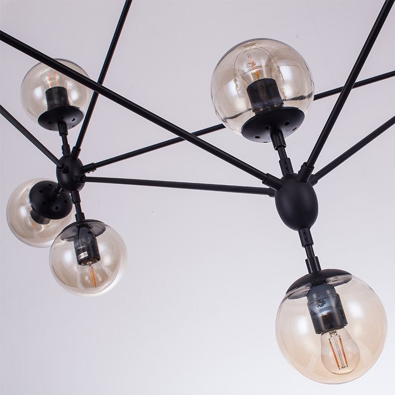 10/15 - Light Modern Modo Glass Globe Chandelier - LightfixturesUAE