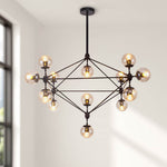 10/15 - Light Modern Modo Glass Globe Chandelier - LightfixturesUAE