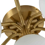 11 - Light Mid - Century Modern Glass Sputnik Ceiling Light - LightfixturesUAE