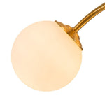 11 - Light Mid - Century Modern Glass Sputnik Ceiling Light - LightfixturesUAE