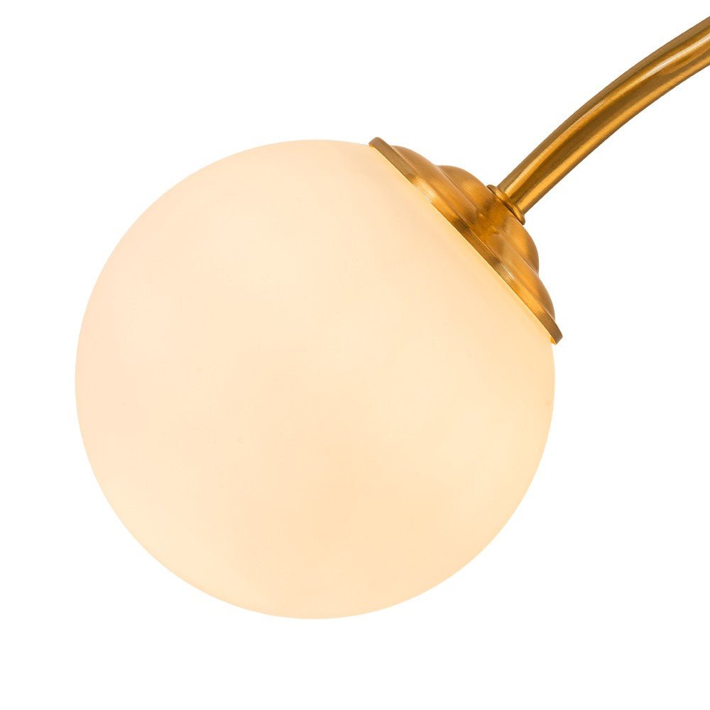11 - Light Mid - Century Modern Glass Sputnik Ceiling Light - LightfixturesUAE