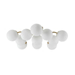 11 - Light Mid - Century Modern Glass Sputnik Ceiling Light - LightfixturesUAE