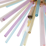 12 - Light Modern Rainbow Color Starburst Sputnik Chandelier - LightfixturesUAE
