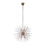 12 - Light Modern Rainbow Color Starburst Sputnik Chandelier - LightfixturesUAE