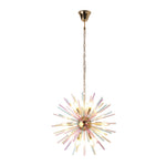 12 - Light Modern Rainbow Color Starburst Sputnik Chandelier - LightfixturesUAE
