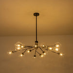 12/15/18 - Light Modern Sputnik Glass Globe Bubble Chandelier - LightfixturesUAE