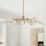 12/15/18 - Light Modern Sputnik Glass Globe Bubble Chandelier - LightfixturesUAE