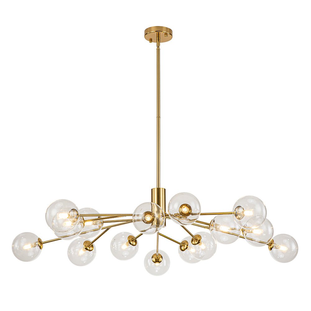 12/15/18 - Light Modern Sputnik Glass Globe Bubble Chandelier - LightfixturesUAE