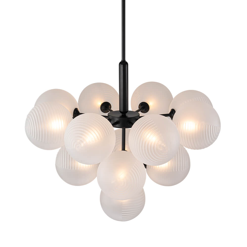 13 - Light Modern Bubble Cluster Grape Chandelier - LightfixturesUAE