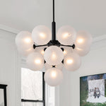 13 - Light Modern Bubble Cluster Grape Chandelier - LightfixturesUAE