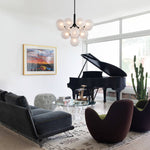 13 - Light Modern Bubble Cluster Grape Chandelier - LightfixturesUAE