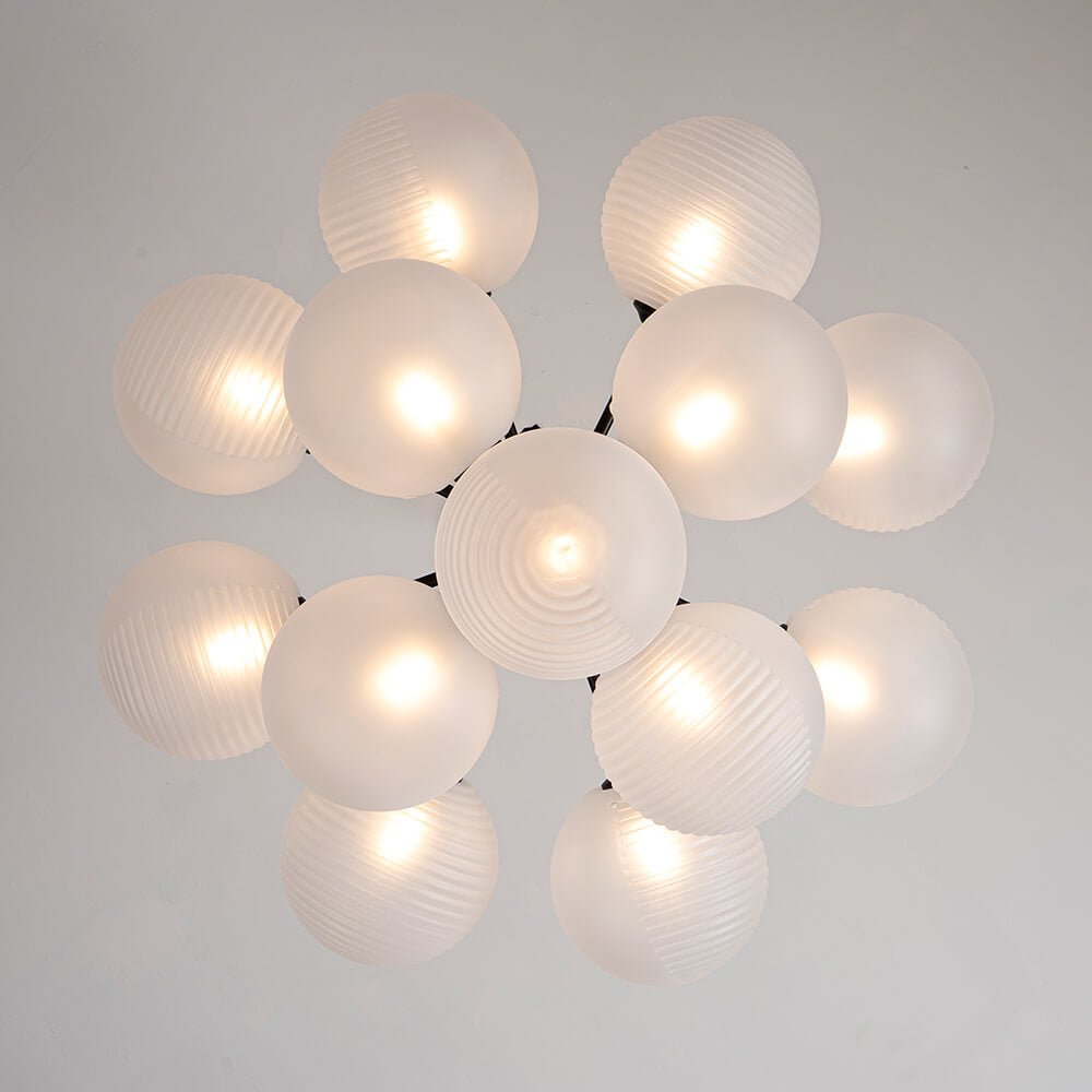 13 - Light Modern Bubble Cluster Grape Chandelier - LightfixturesUAE