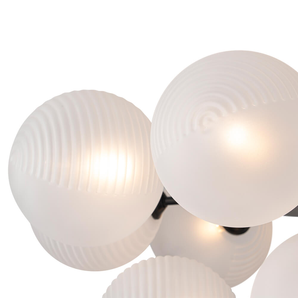 13 - Light Modern Bubble Cluster Grape Chandelier - LightfixturesUAE
