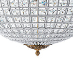 1/3/5/8 - Light French Glass Crystal Orb Chandelier - LightfixturesUAE