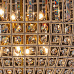 1/3/5/8 - Light French Glass Crystal Orb Chandelier - LightfixturesUAE