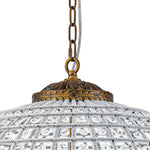 1/3/5/8 - Light French Glass Crystal Orb Chandelier - LightfixturesUAE