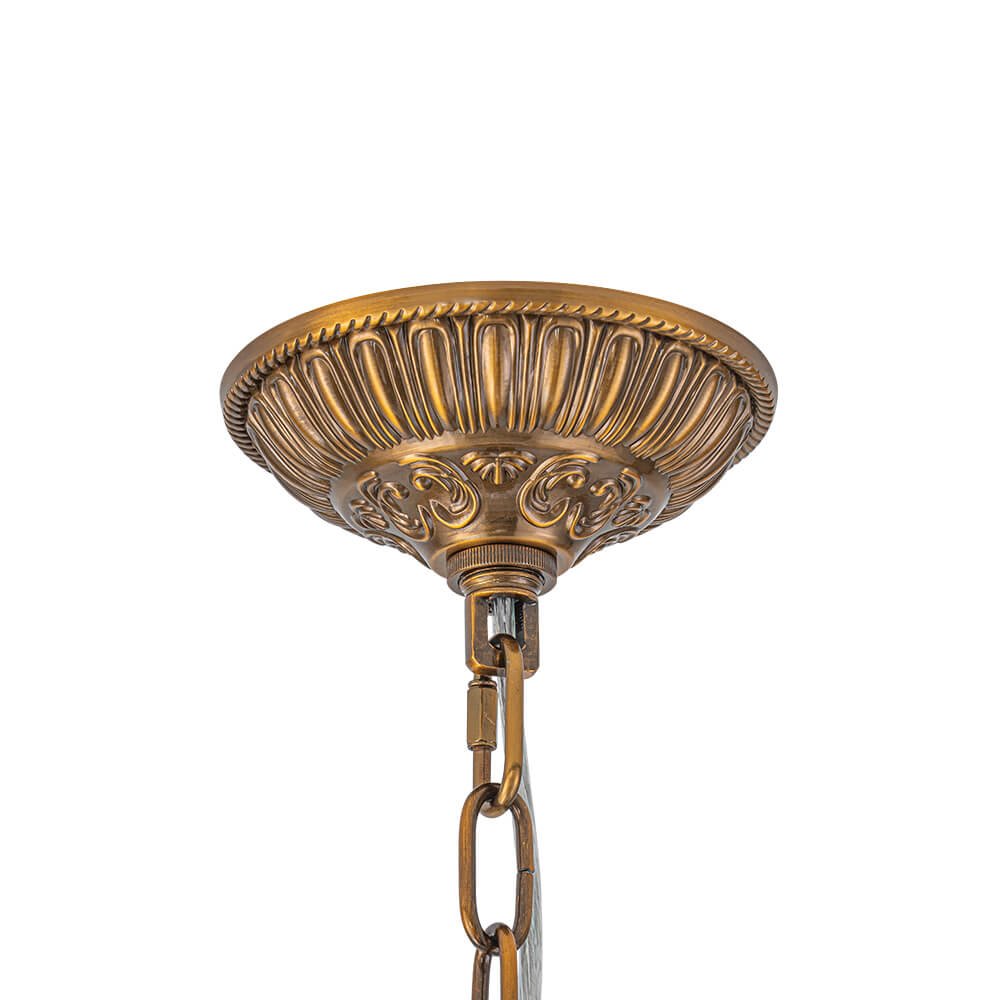 1/3/5/8 - Light French Glass Crystal Orb Chandelier - LightfixturesUAE