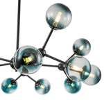 15 - Light Modern Gradient Glass Globe Sputnik Branch Chandelier - LightfixturesUAE