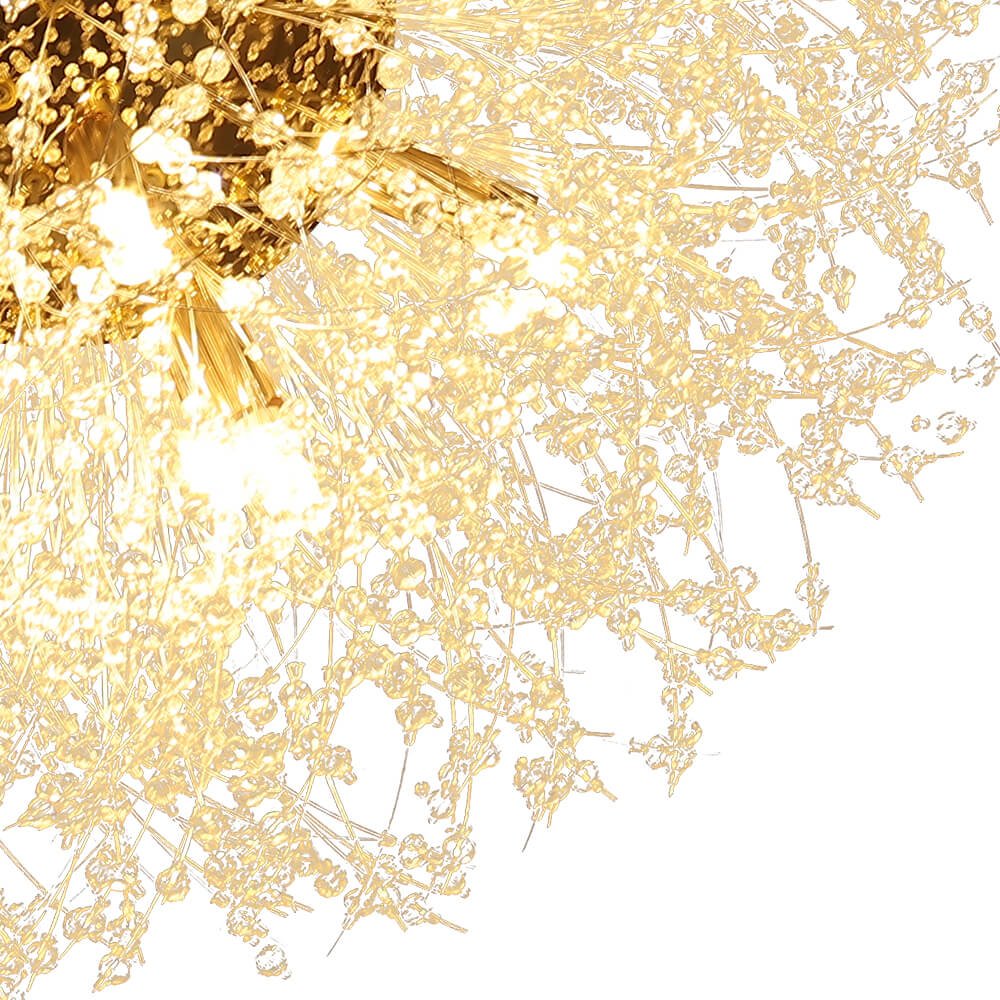 16 - Light Dandelion Crystal Firework Sputnik Chandelier - LightfixturesUAE