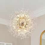 16 - Light Dandelion Crystal Firework Sputnik Chandelier - LightfixturesUAE