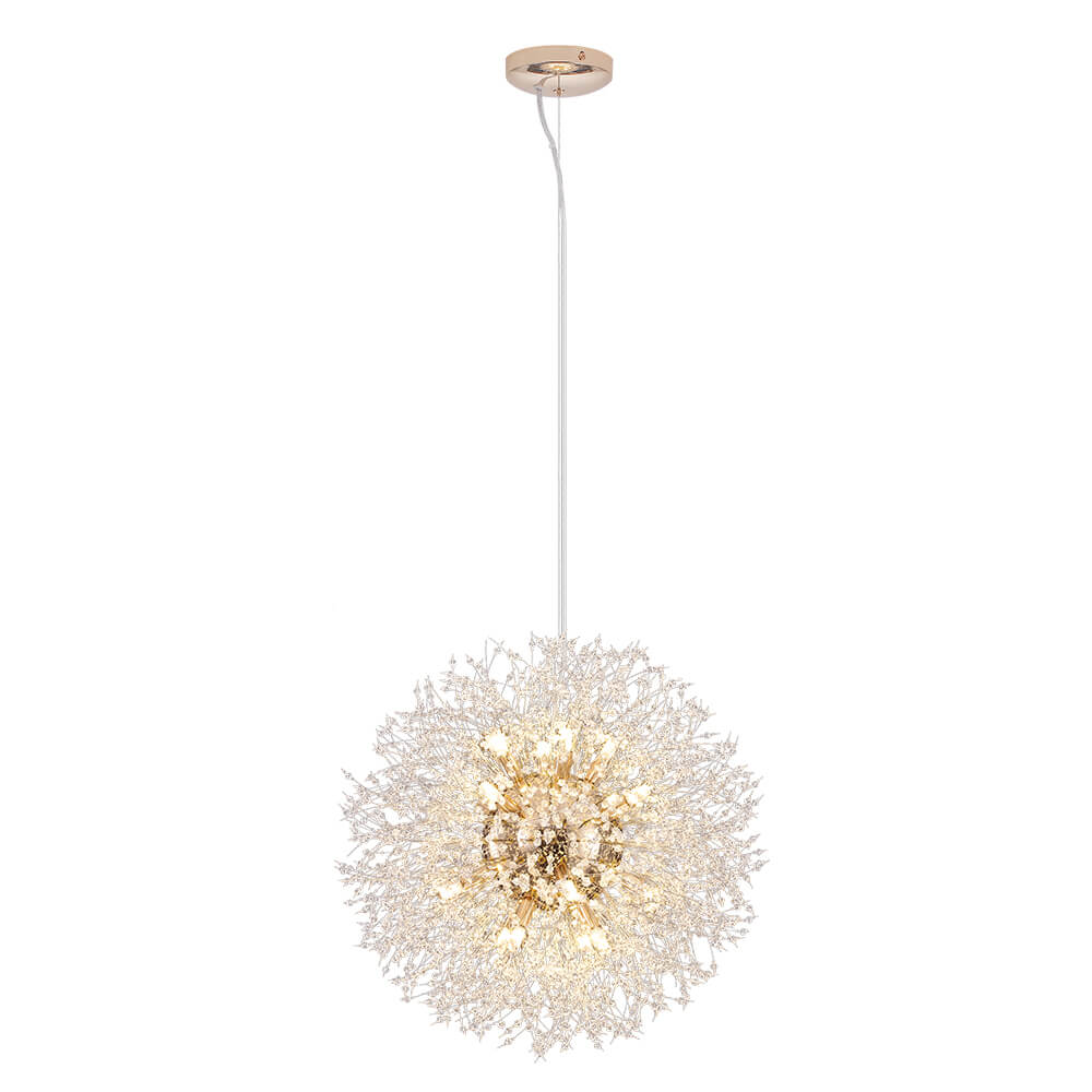 16 - Light Dandelion Crystal Firework Sputnik Chandelier - LightfixturesUAE