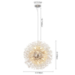16 - Light Dandelion Crystal Firework Sputnik Chandelier - LightfixturesUAE