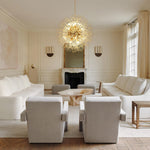 16 - Light Dandelion Crystal Firework Sputnik Chandelier - LightfixturesUAE
