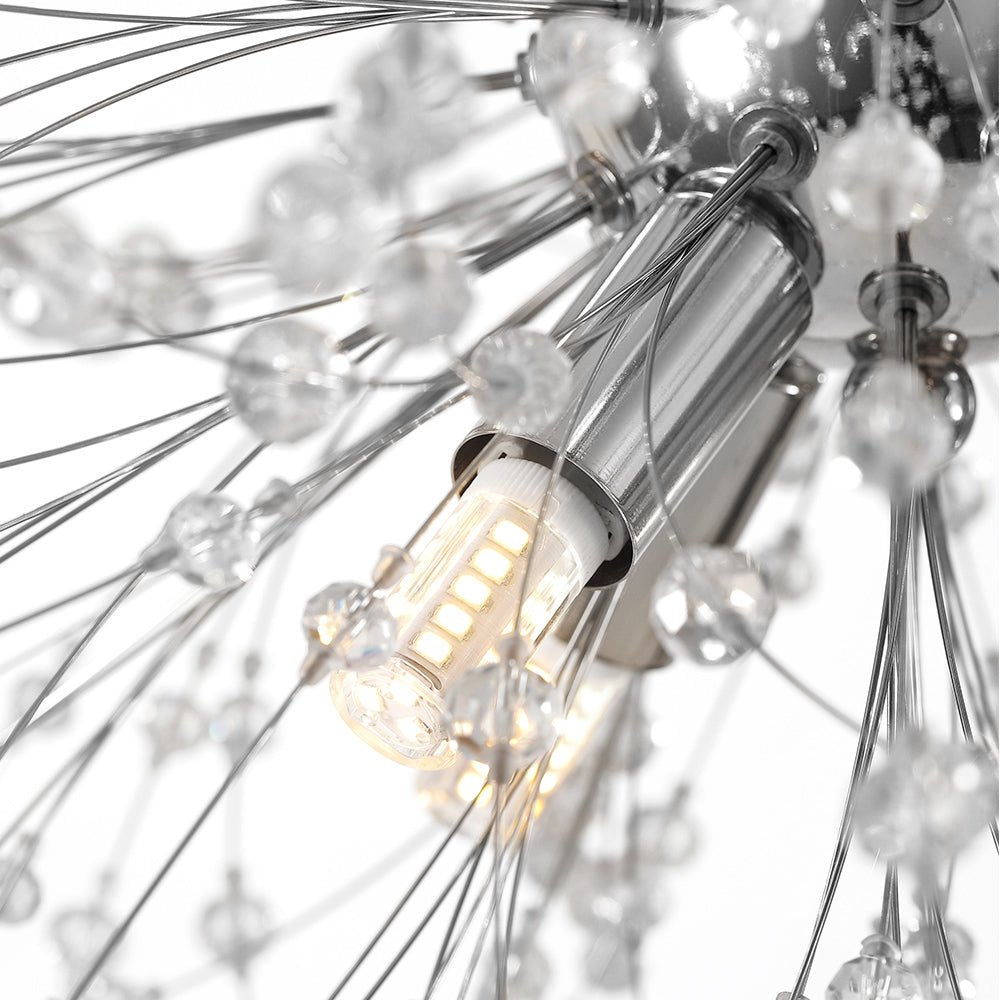 16 - Light Modern Crystal Sputnik Firework Chandelier - LightfixturesUAE