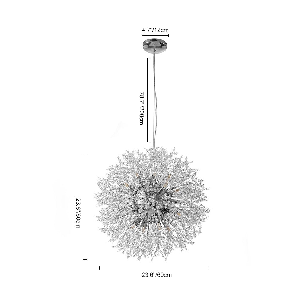 16 - Light Modern Crystal Sputnik Firework Chandelier - LightfixturesUAE