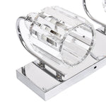 2 - Light Modern Crystal Bathroom Vanity Light - LightfixturesUAE