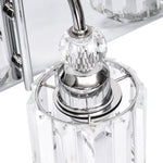 2 - Light Modern Crystal Bathroom Vanity Light - LightfixturesUAE