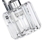 2 - Light Modern Crystal Bathroom Vanity Light - LightfixturesUAE