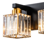 2 - Light Modern Dimmable Crystal Wall Sconce - LightfixturesUAE
